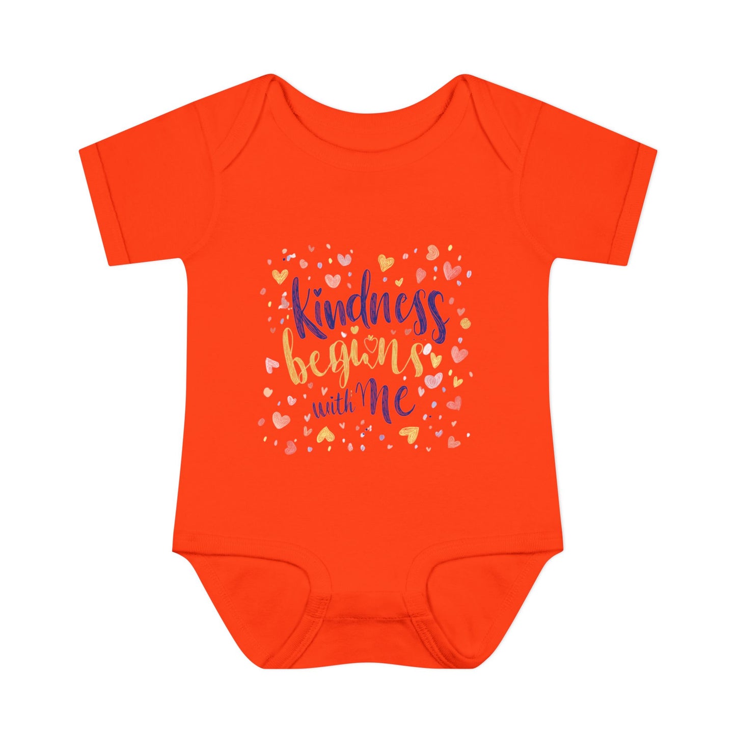 Kindness Begins with Me Infant Bodysuit - Cute Baby Outfit for Newborns