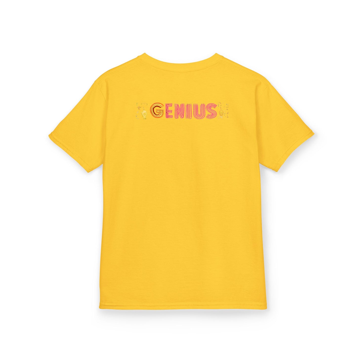 Kids Heavy Cotton Tee - "Little Genius Progress" - Fun & Educational Shirt for Young Learners