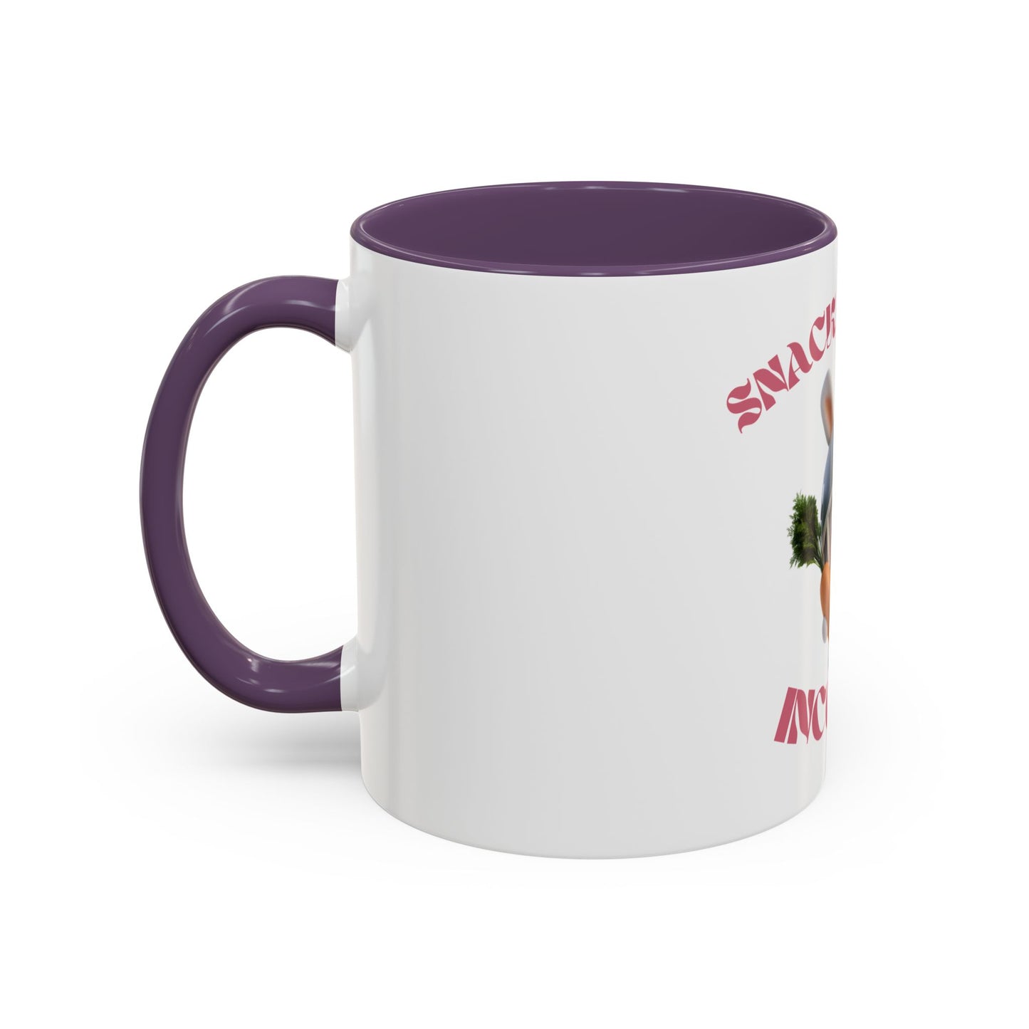 Snack Attack Incoming Coffee Mug - Fun Rabbit Design | 11 & 15oz
