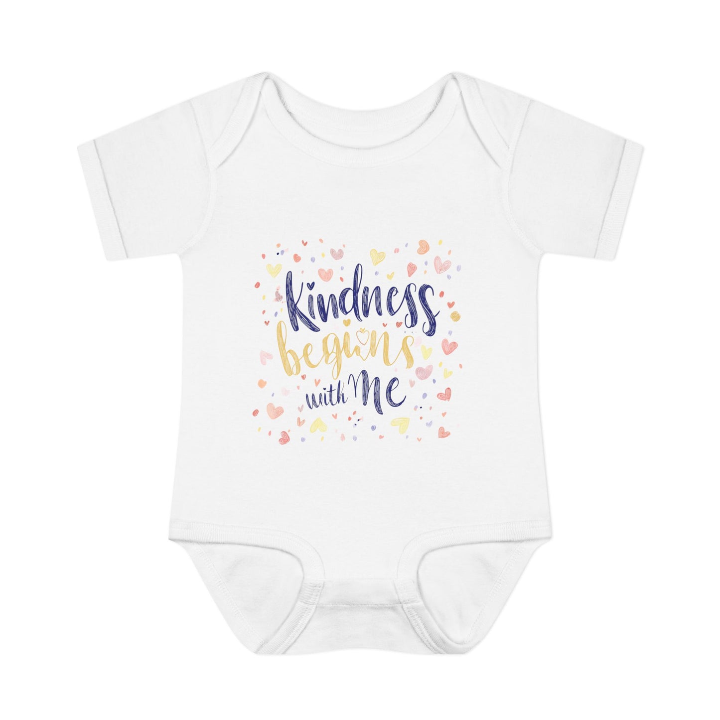 Kindness Begins with Me Infant Bodysuit - Cute Baby Outfit for Newborns
