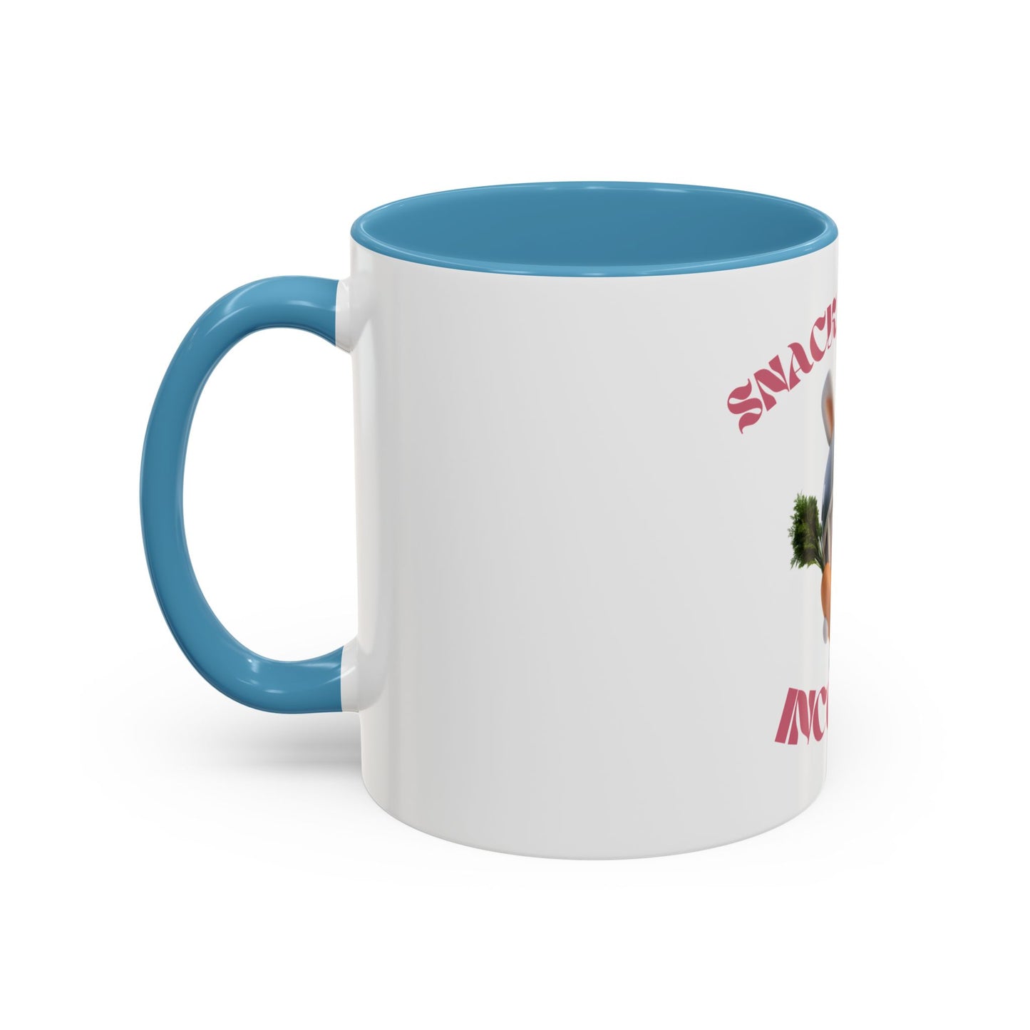 Snack Attack Incoming Coffee Mug - Fun Rabbit Design | 11 & 15oz