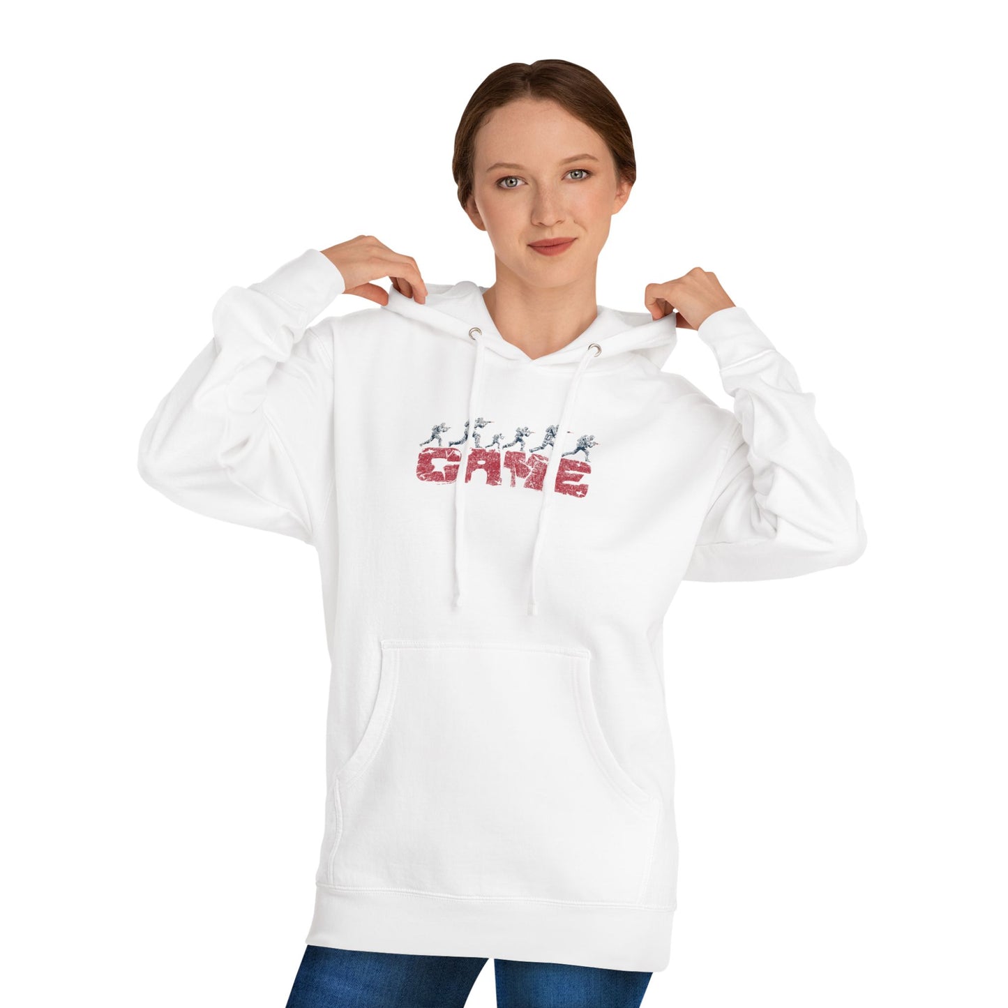 Unisex Hooded Sweatshirt - Playful Game Design for Gamers & Athletes