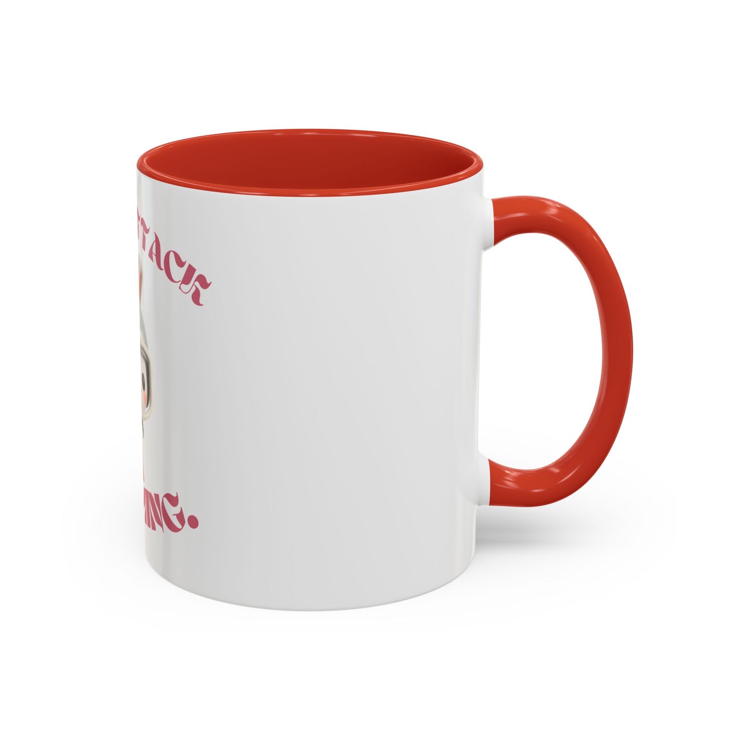 Snack Attack Incoming Coffee Mug - Fun Rabbit Design | 11 & 15oz