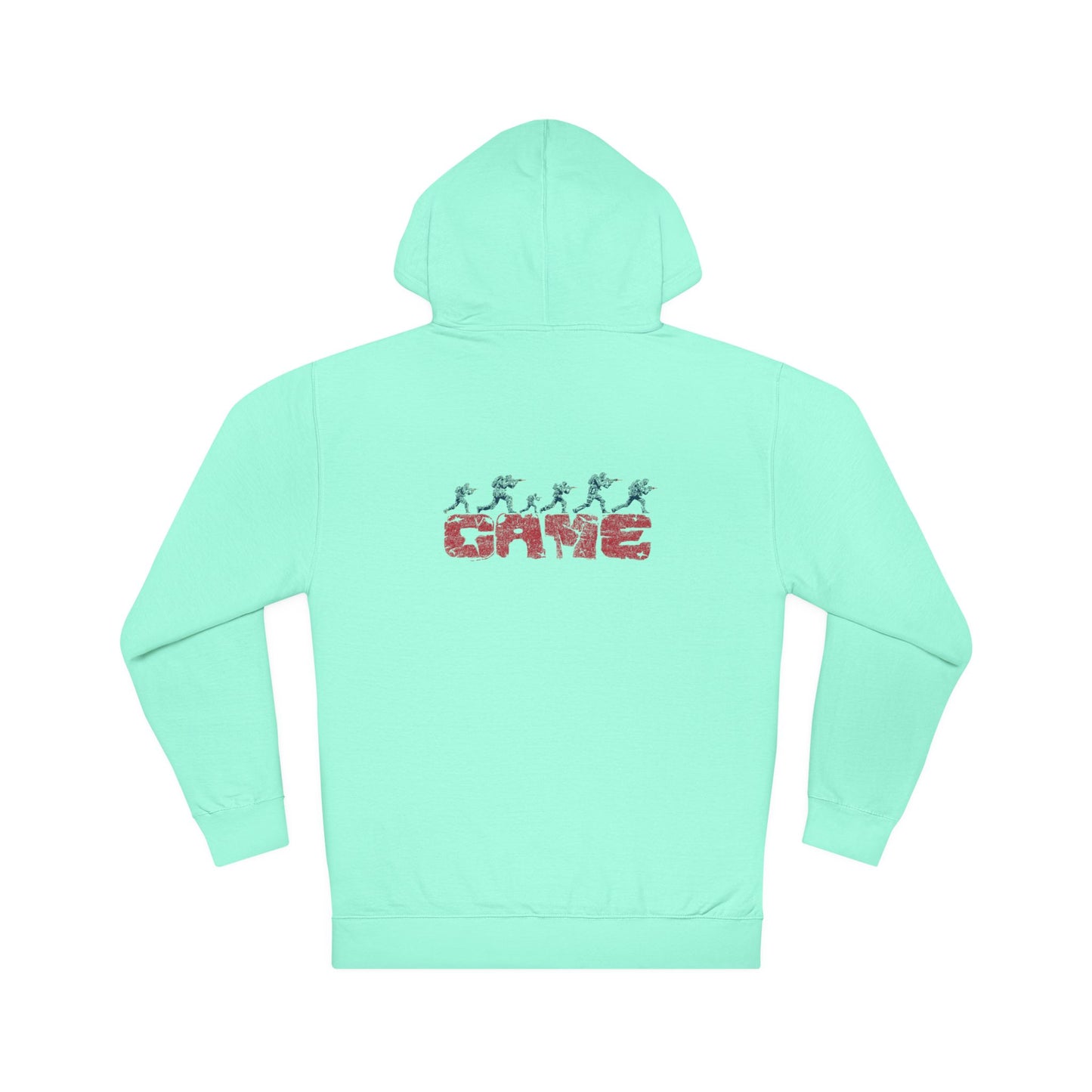 Unisex Hooded Sweatshirt - Playful Game Design for Gamers & Athletes