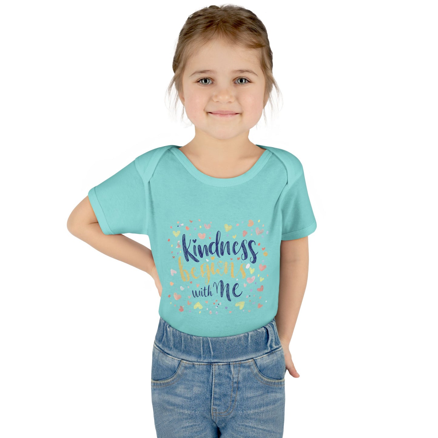 Kindness Begins with Me Infant Bodysuit - Cute Baby Outfit for Newborns