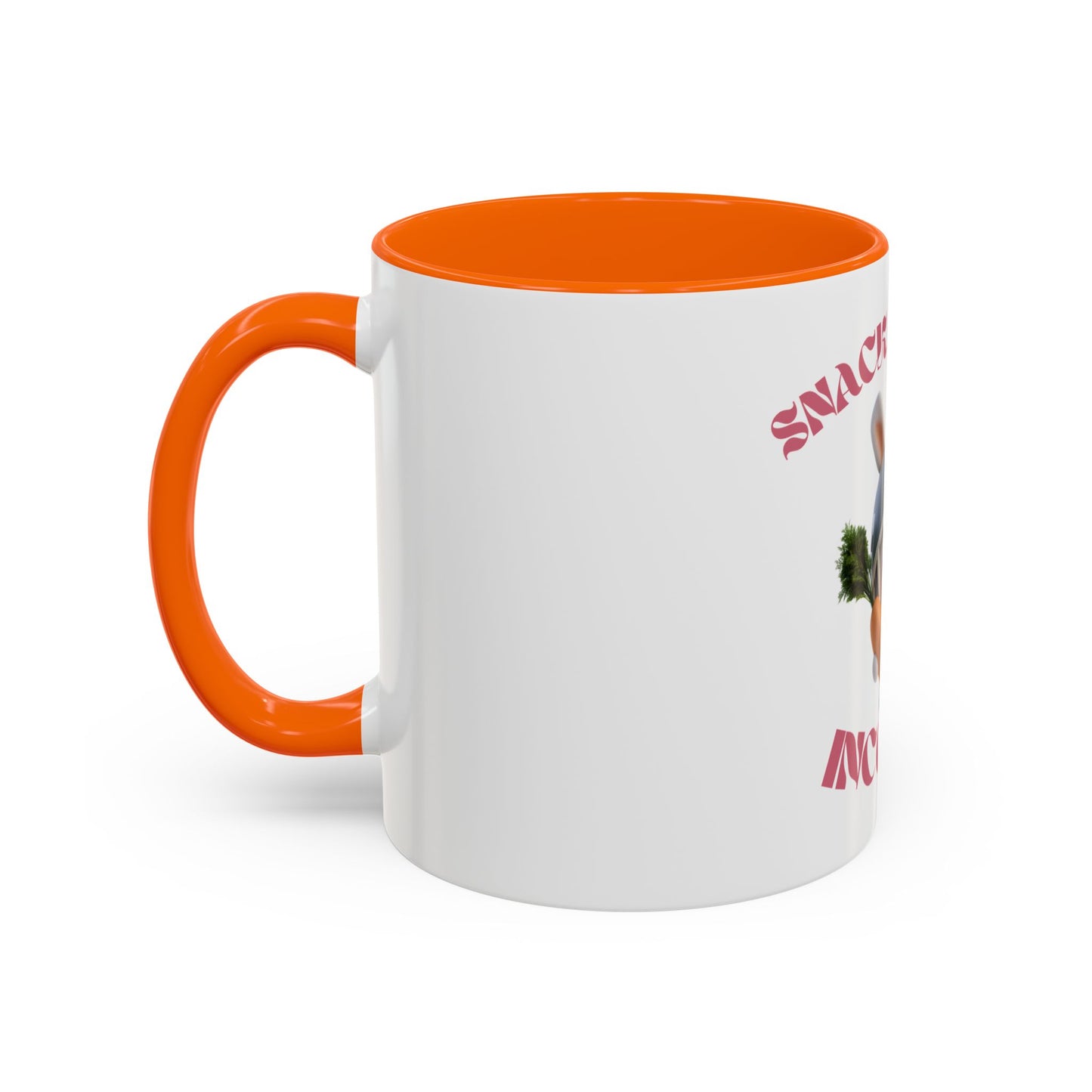 Snack Attack Incoming Coffee Mug - Fun Rabbit Design | 11 & 15oz