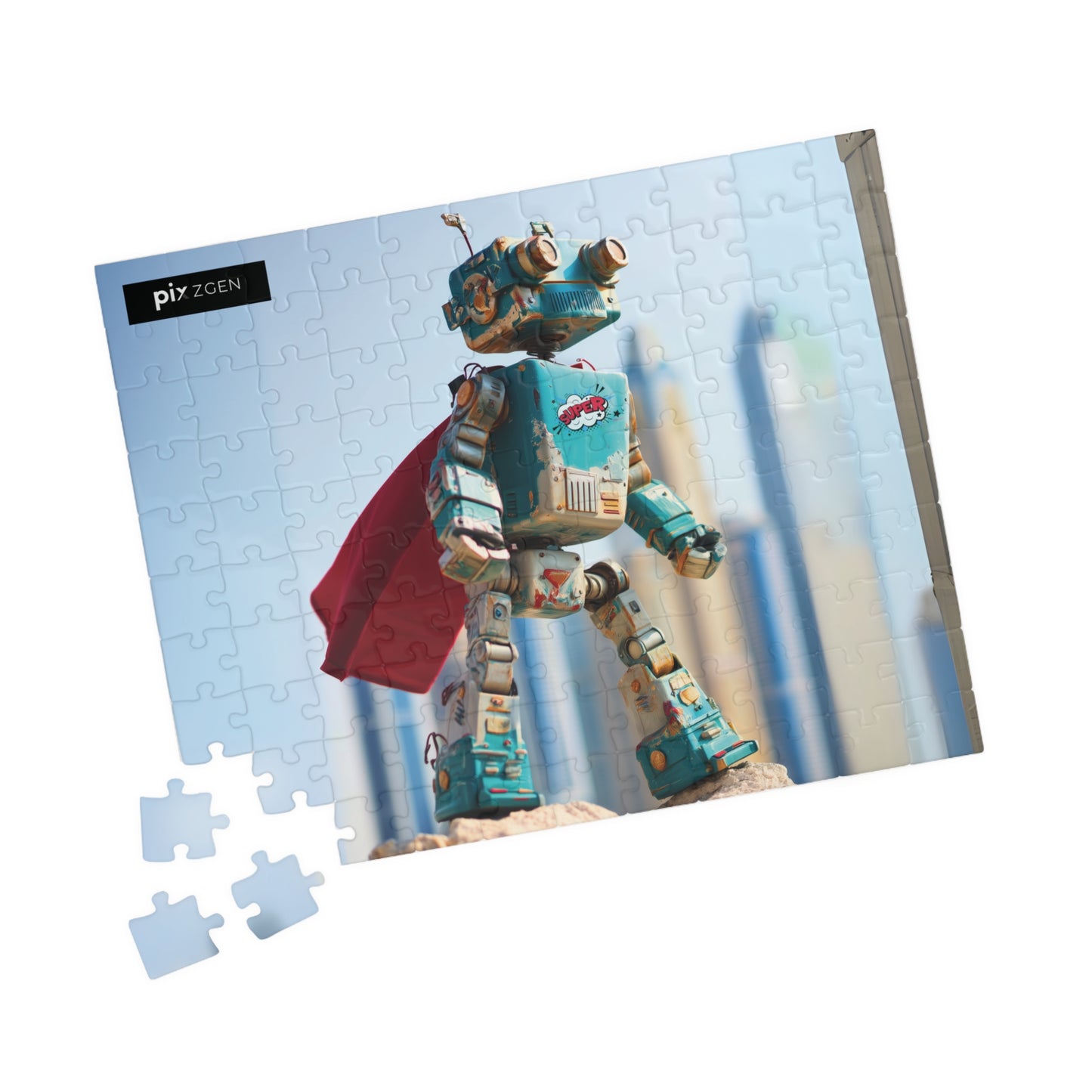 Robot Hero Puzzle - 110, 252, 520, 1014-Piece Jigsaw for Creative Minds