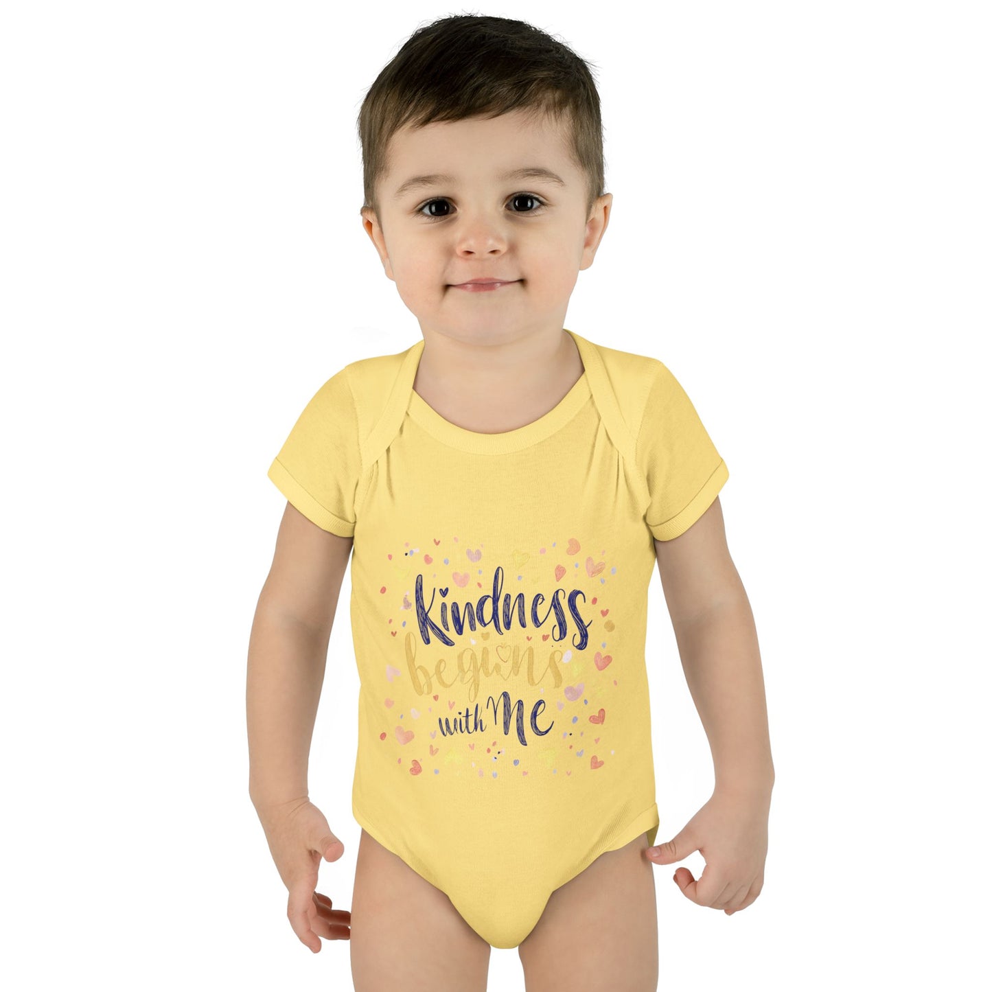 Kindness Begins with Me Infant Bodysuit - Cute Baby Outfit for Newborns