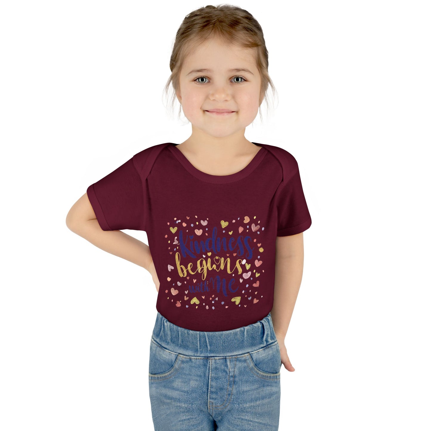 Kindness Begins with Me Infant Bodysuit - Cute Baby Outfit for Newborns