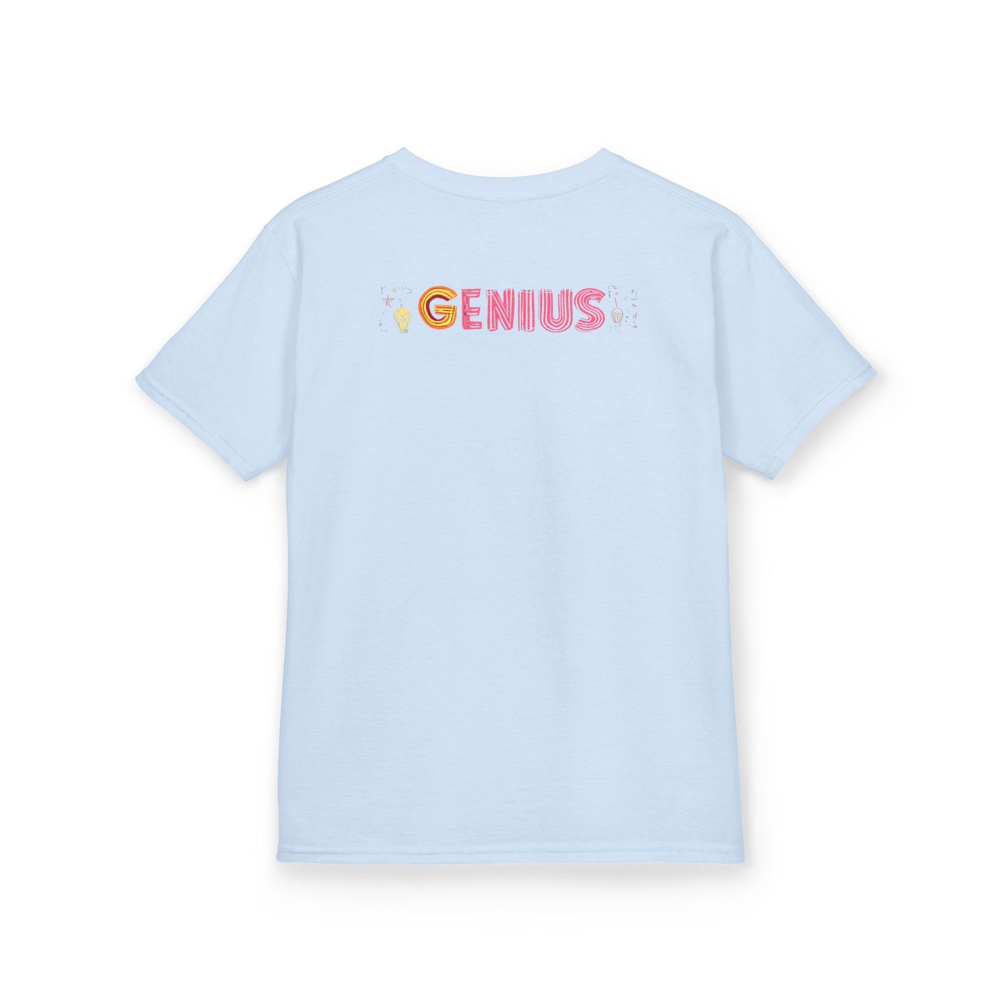 Kids Heavy Cotton Tee - "Little Genius Progress" - Fun & Educational Shirt for Young Learners