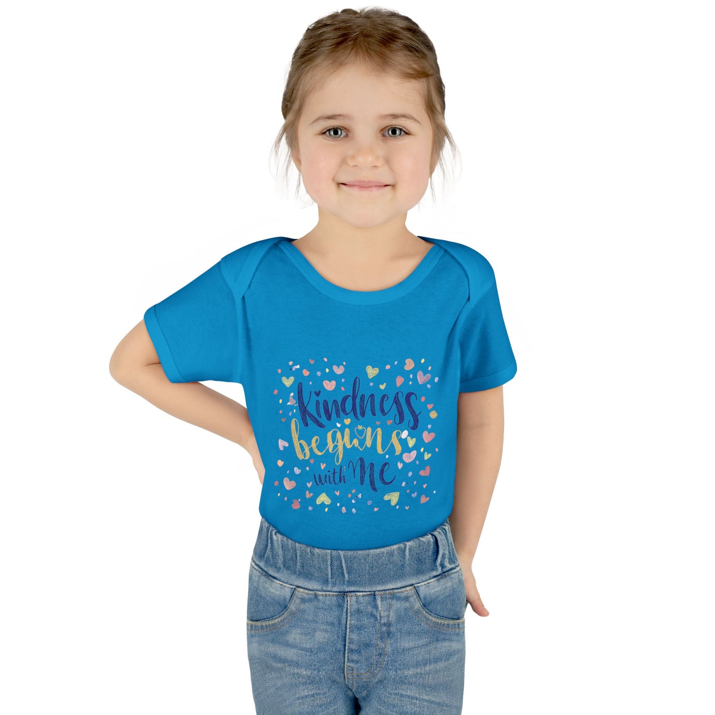 Kindness Begins with Me Infant Bodysuit - Cute Baby Outfit for Newborns