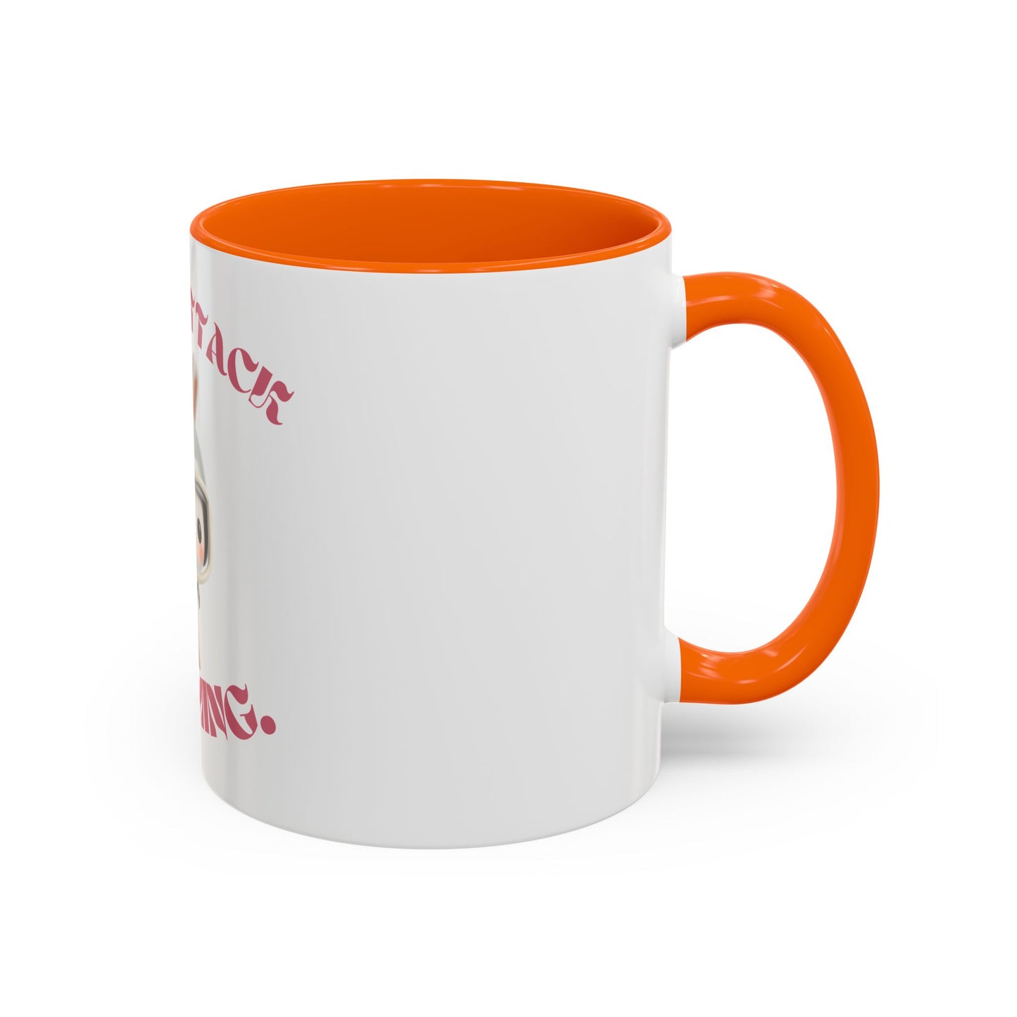 Snack Attack Incoming Coffee Mug - Fun Rabbit Design | 11 & 15oz