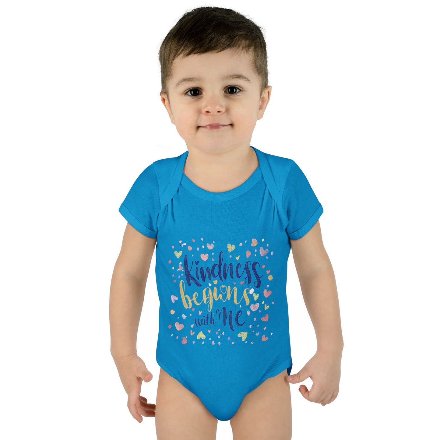 Kindness Begins with Me Infant Bodysuit - Cute Baby Outfit for Newborns