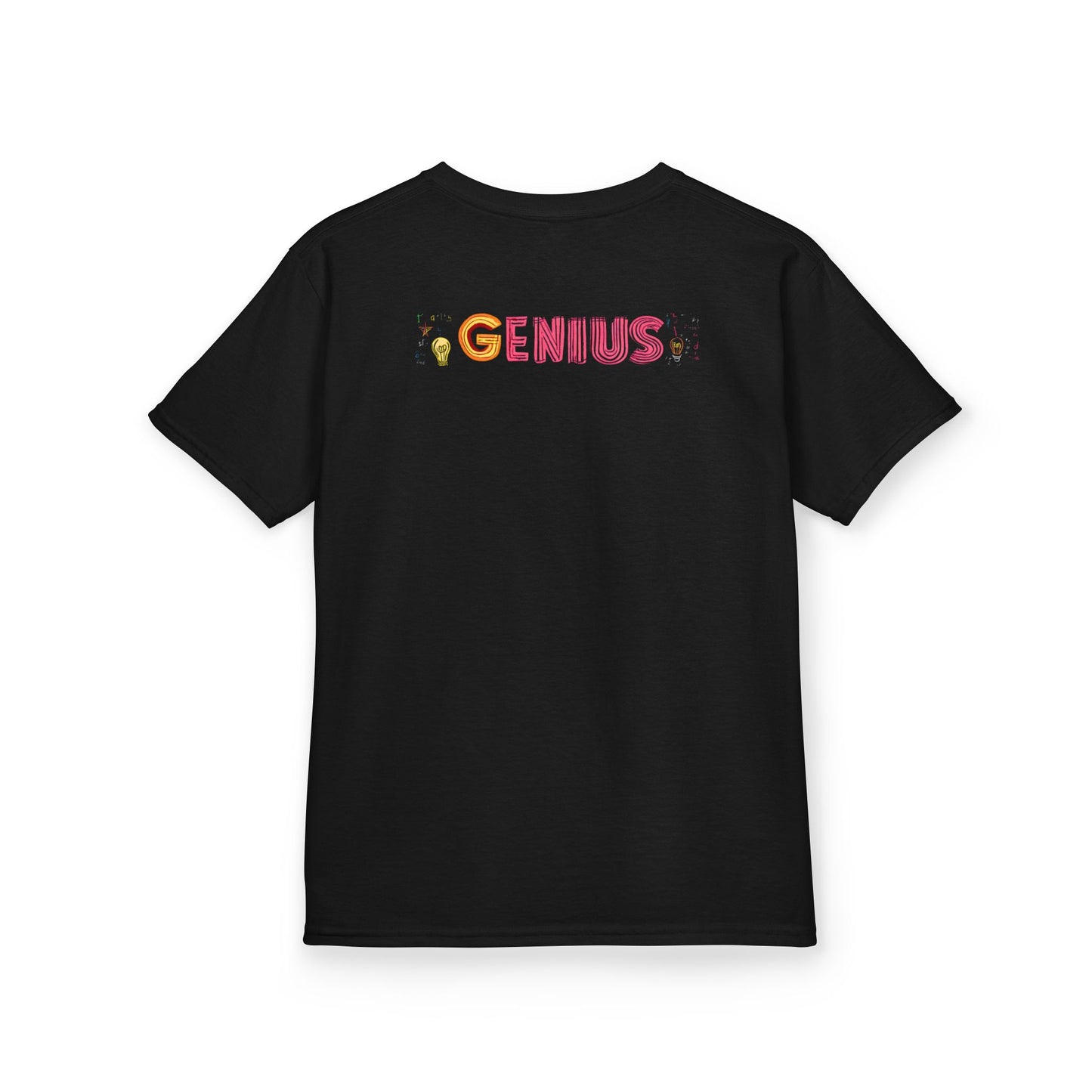 Kids Heavy Cotton Tee - "Little Genius Progress" - Fun & Educational Shirt for Young Learners