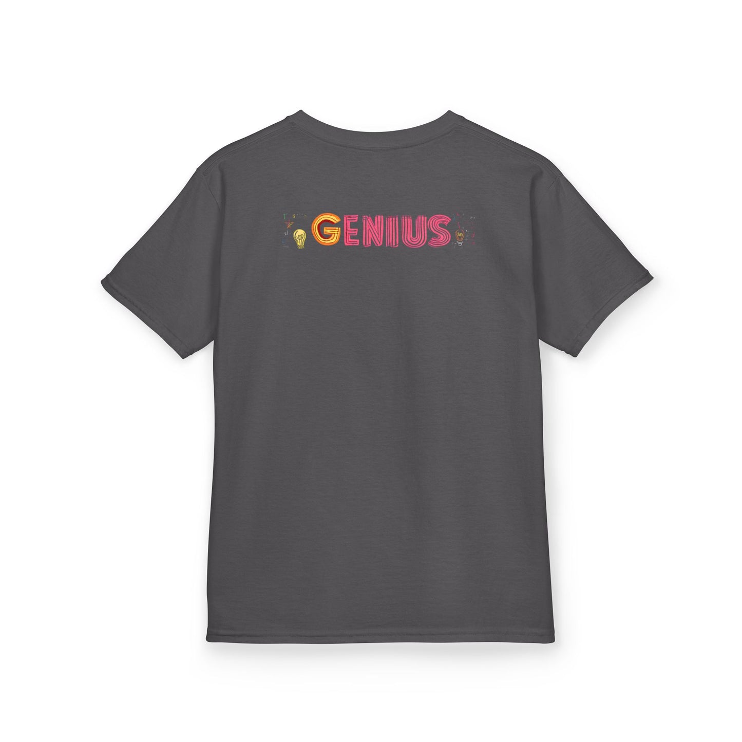 Kids Heavy Cotton Tee - "Little Genius Progress" - Fun & Educational Shirt for Young Learners