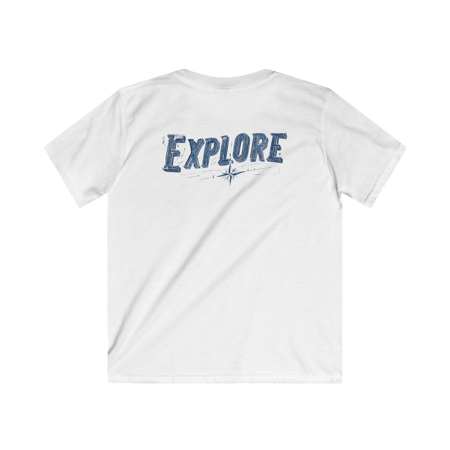 Kids 'Born to Explore' Softstyle Tee - Adventure Shirt for Young Explorers