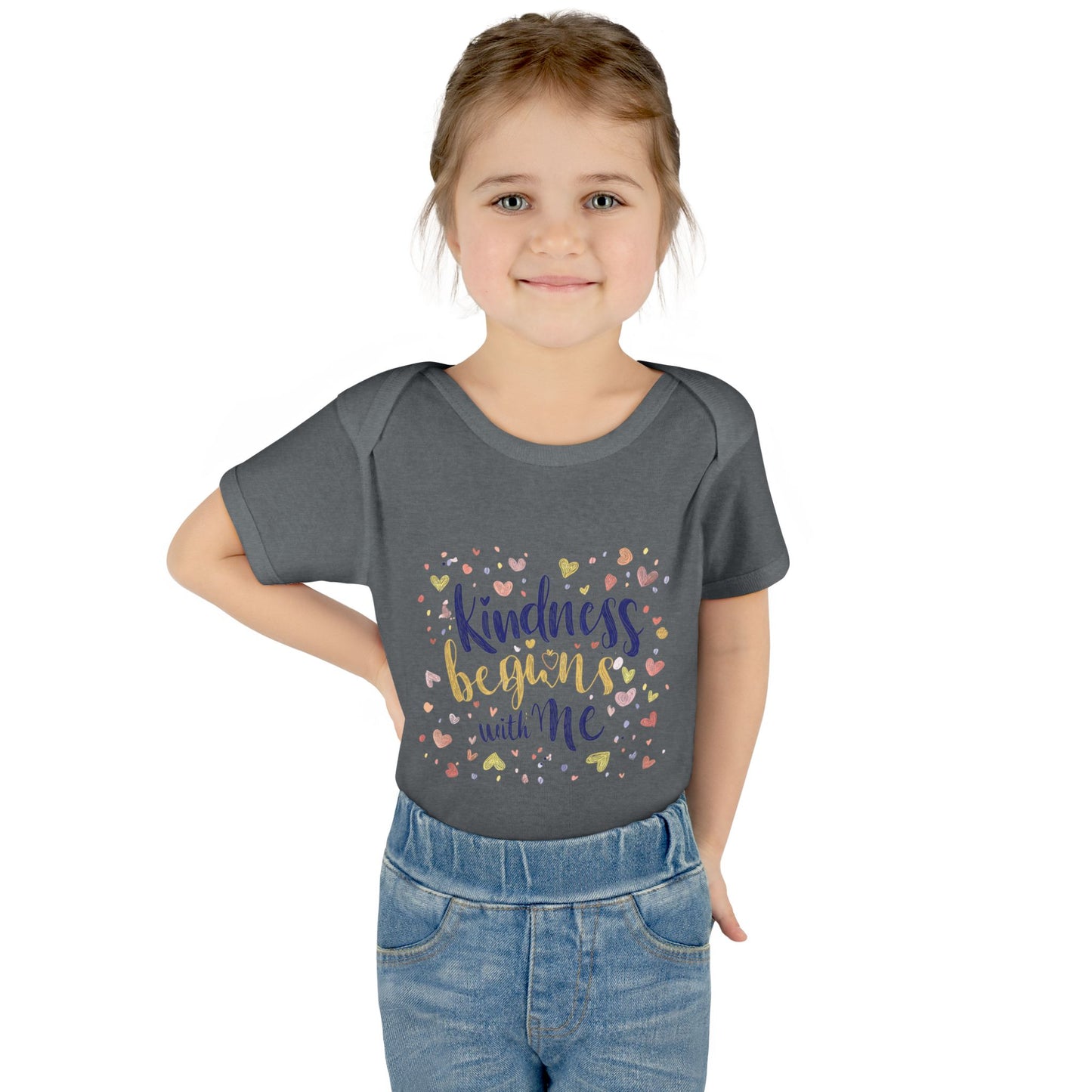 Kindness Begins with Me Infant Bodysuit - Cute Baby Outfit for Newborns