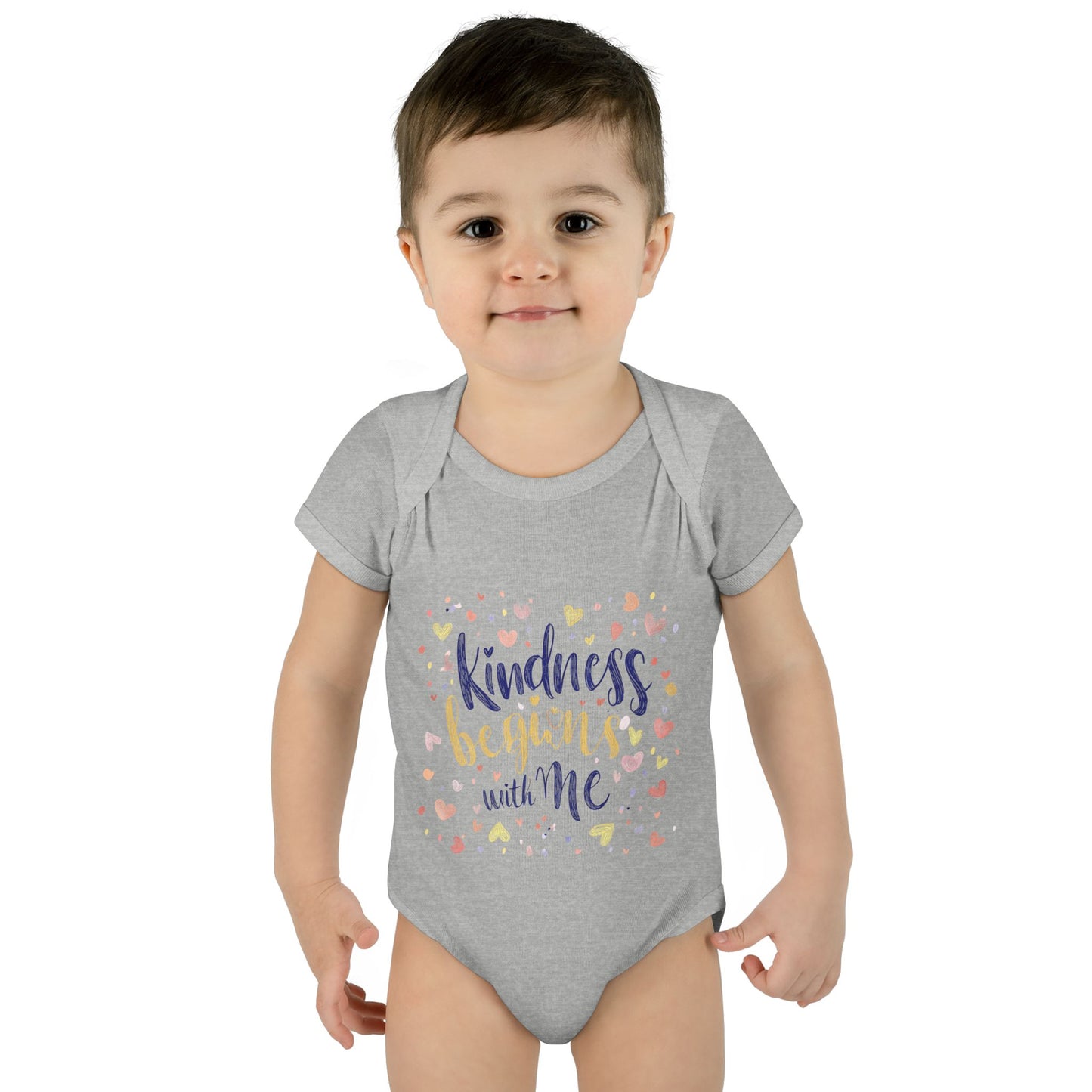 Kindness Begins with Me Infant Bodysuit - Cute Baby Outfit for Newborns