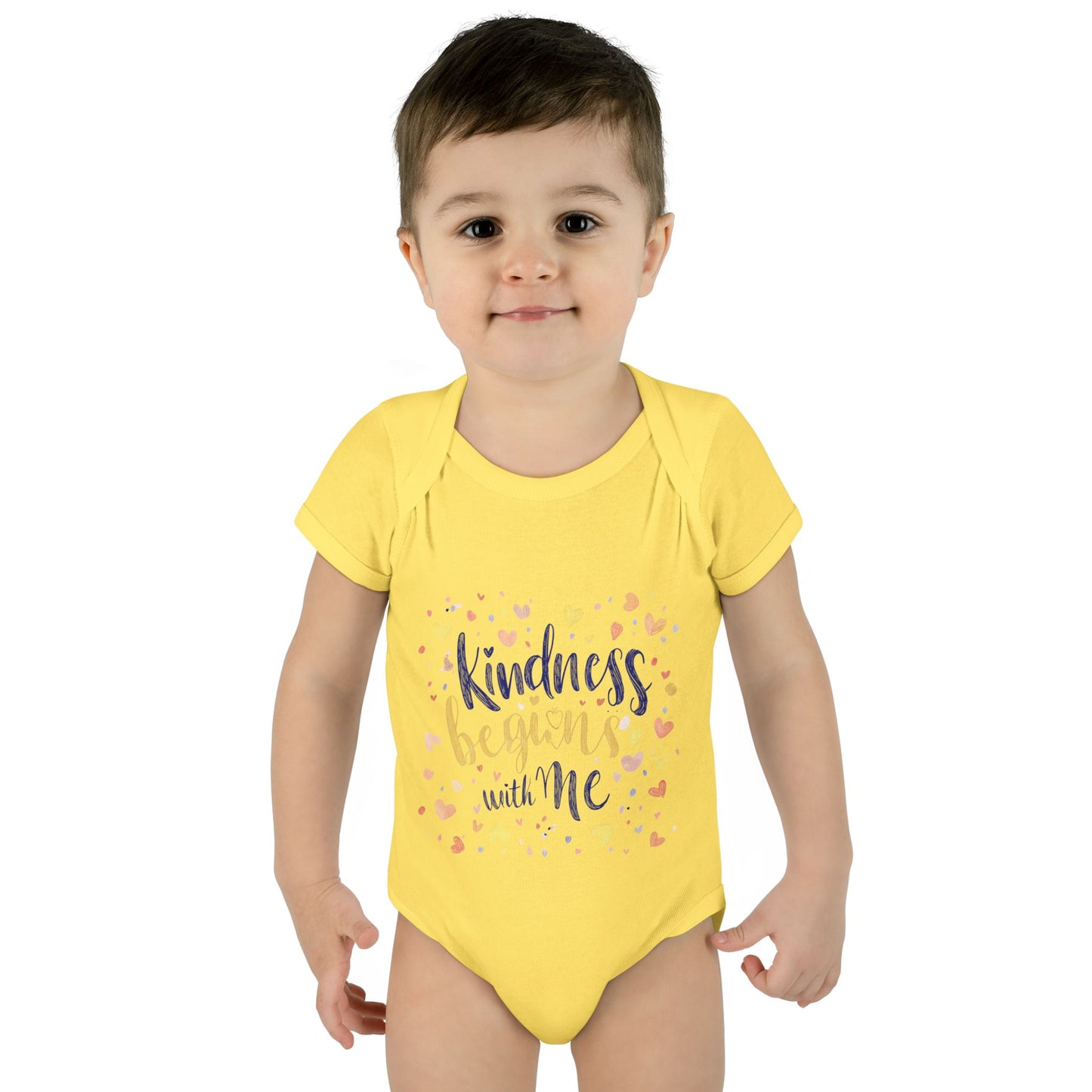 Kindness Begins with Me Infant Bodysuit - Cute Baby Outfit for Newborns