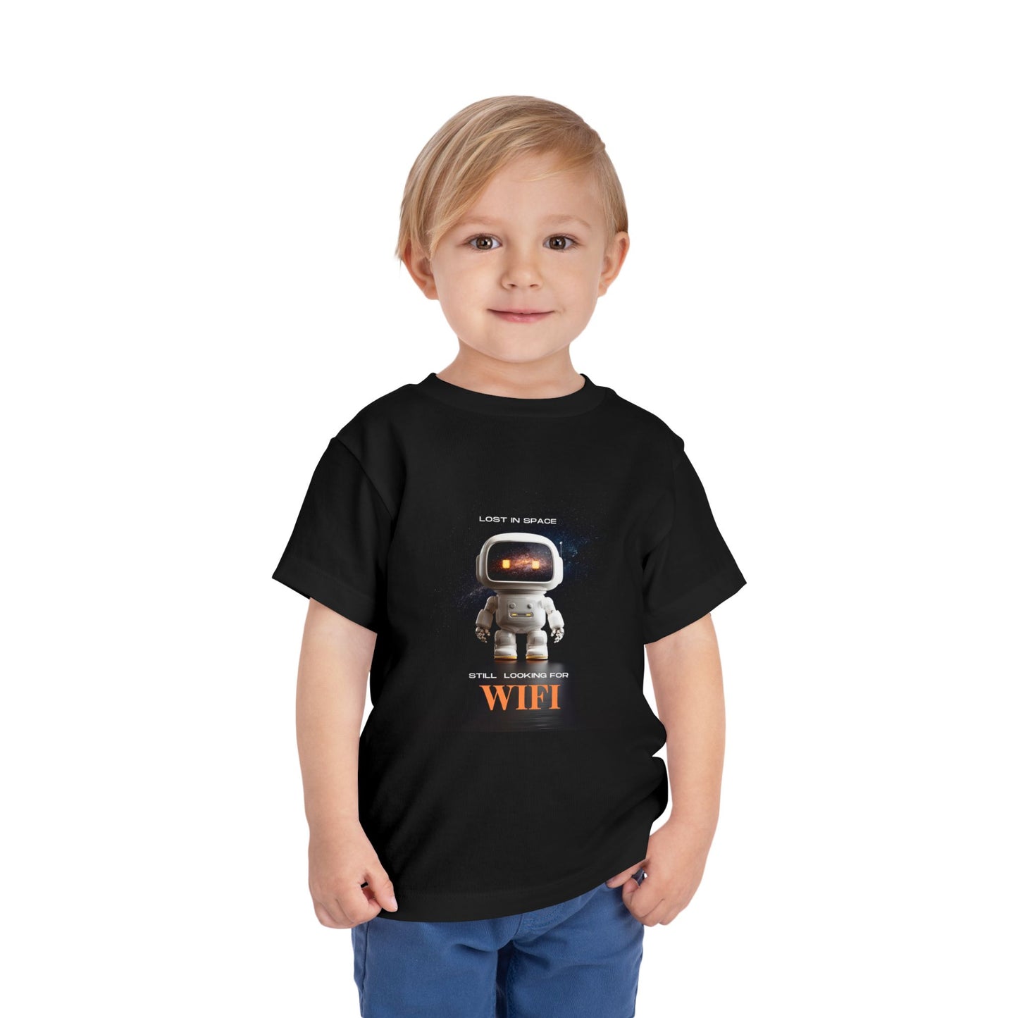 Toddler Space Explorer Tee - "Still Looking for WiFi"