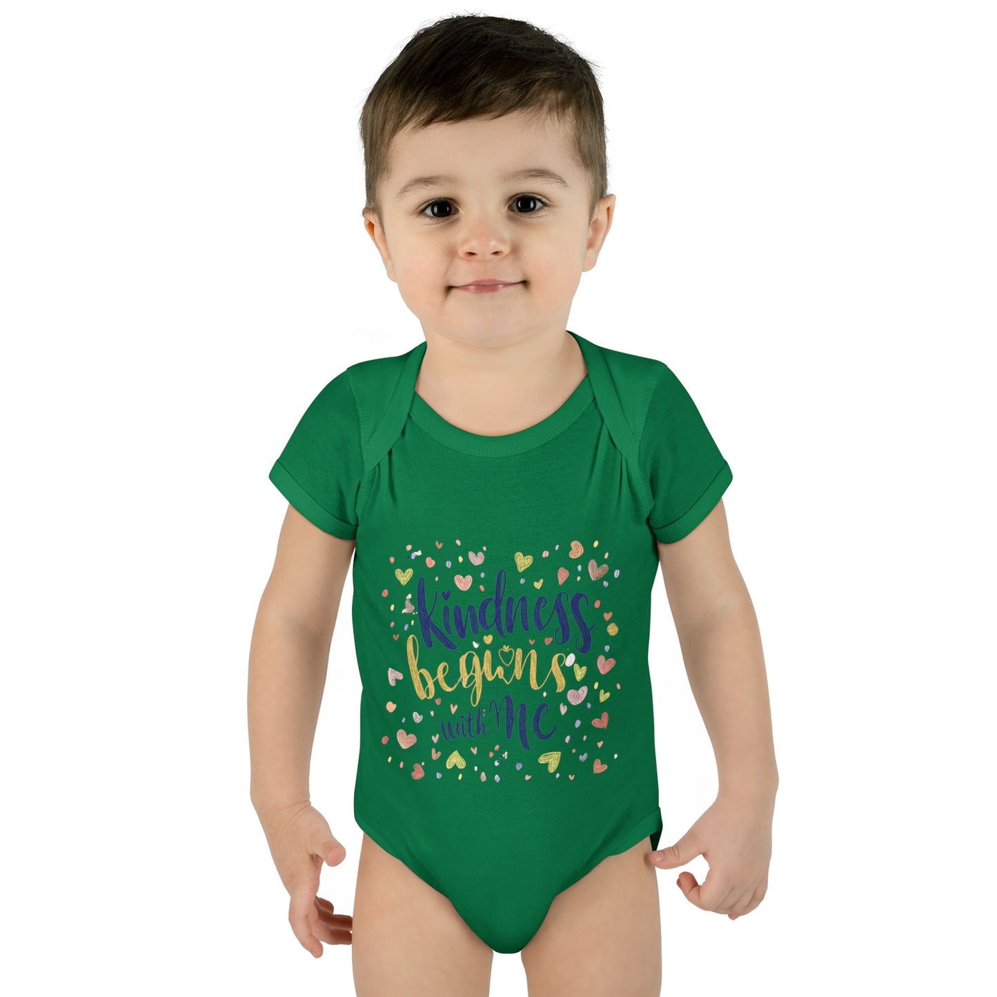 Kindness Begins with Me Infant Bodysuit - Cute Baby Outfit for Newborns