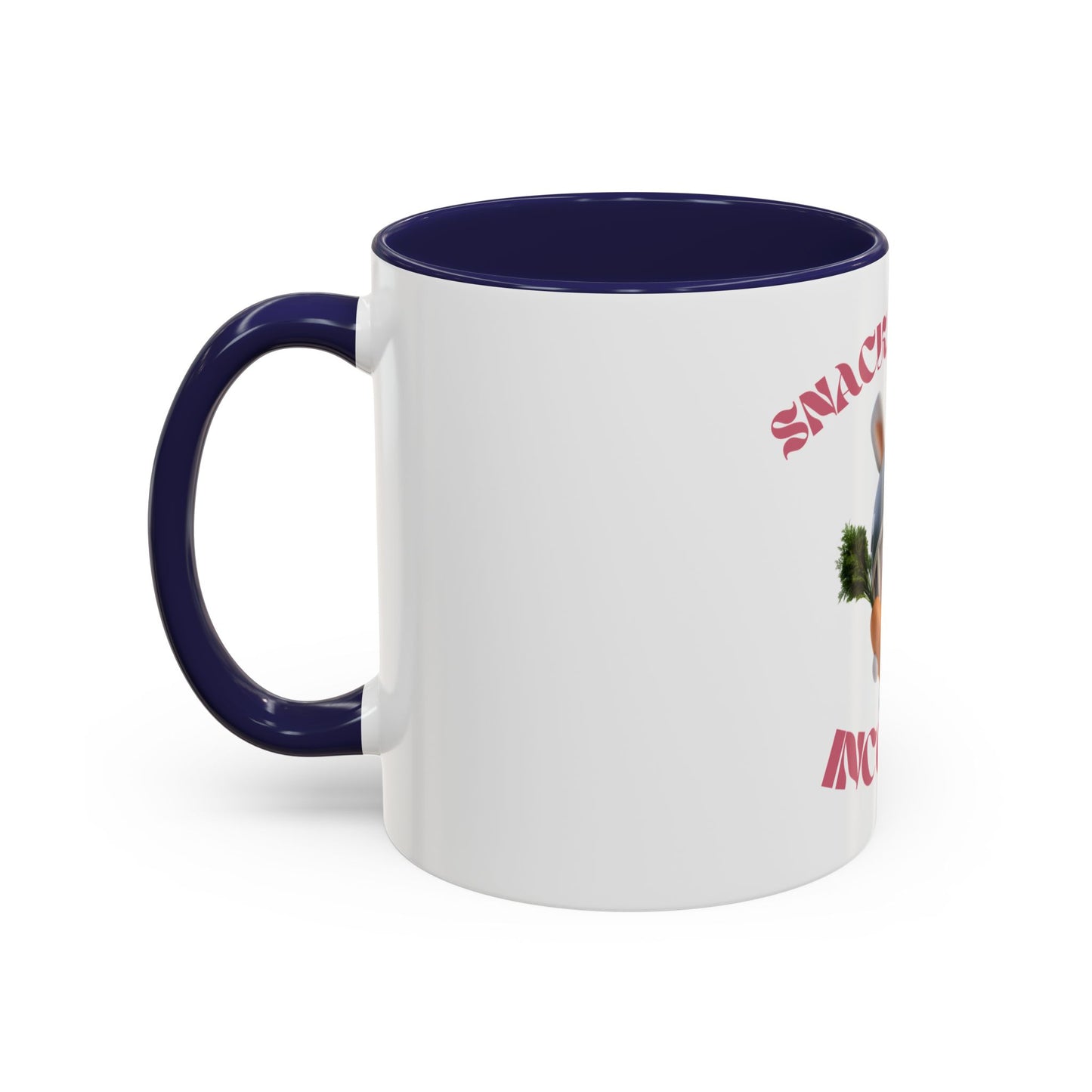 Snack Attack Incoming Coffee Mug - Fun Rabbit Design | 11 & 15oz