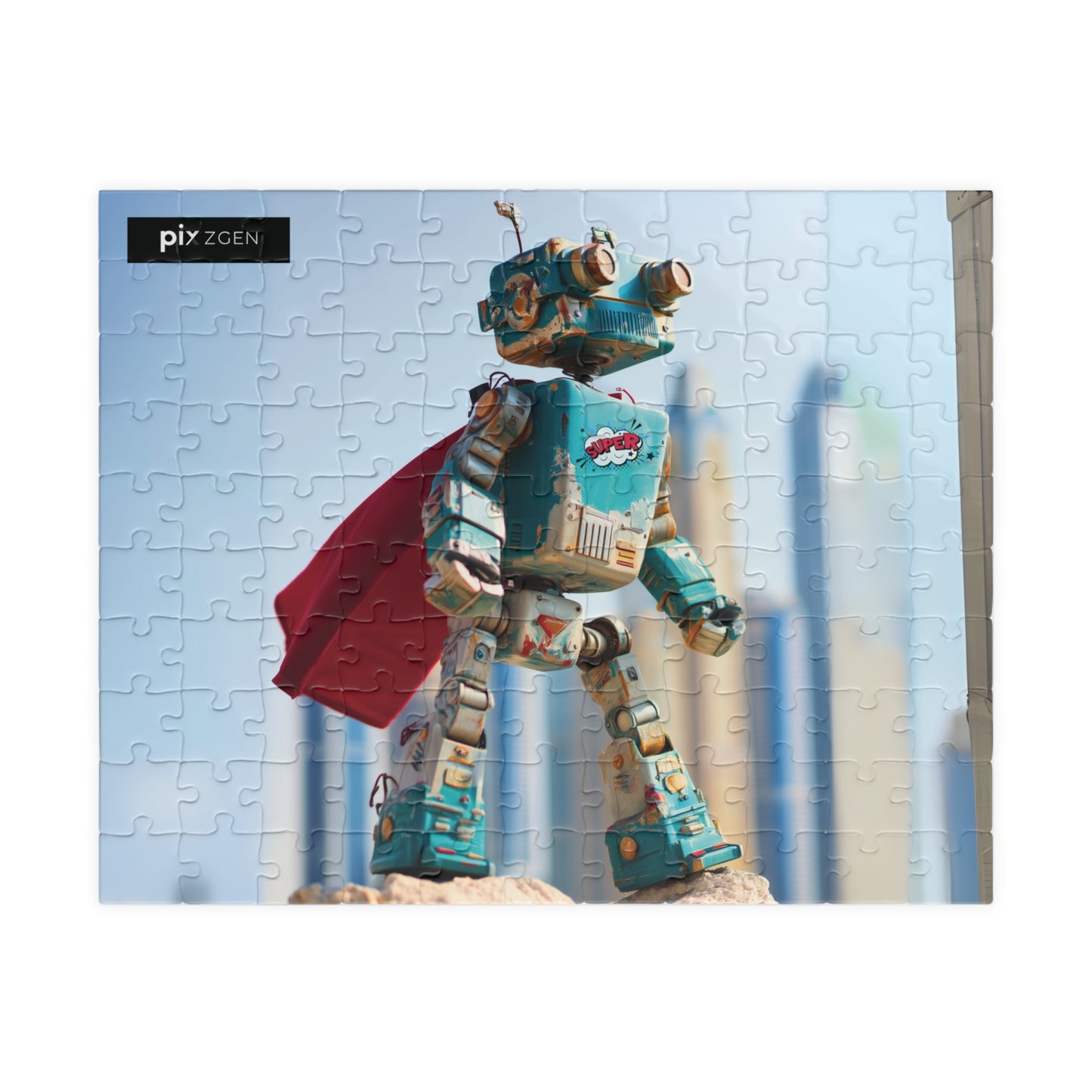 Robot Hero Puzzle - 110, 252, 520, 1014-Piece Jigsaw for Creative Minds