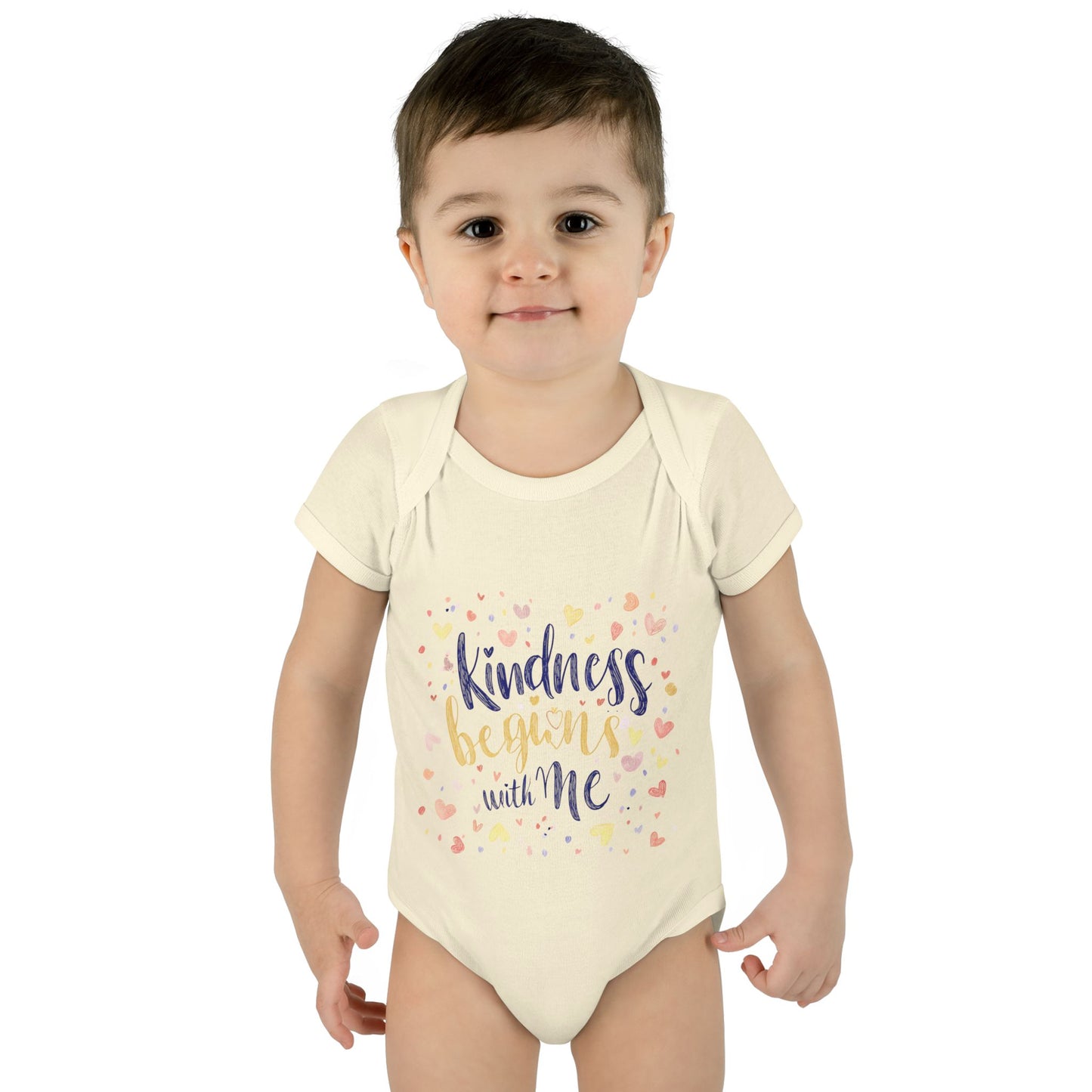Kindness Begins with Me Infant Bodysuit - Cute Baby Outfit for Newborns
