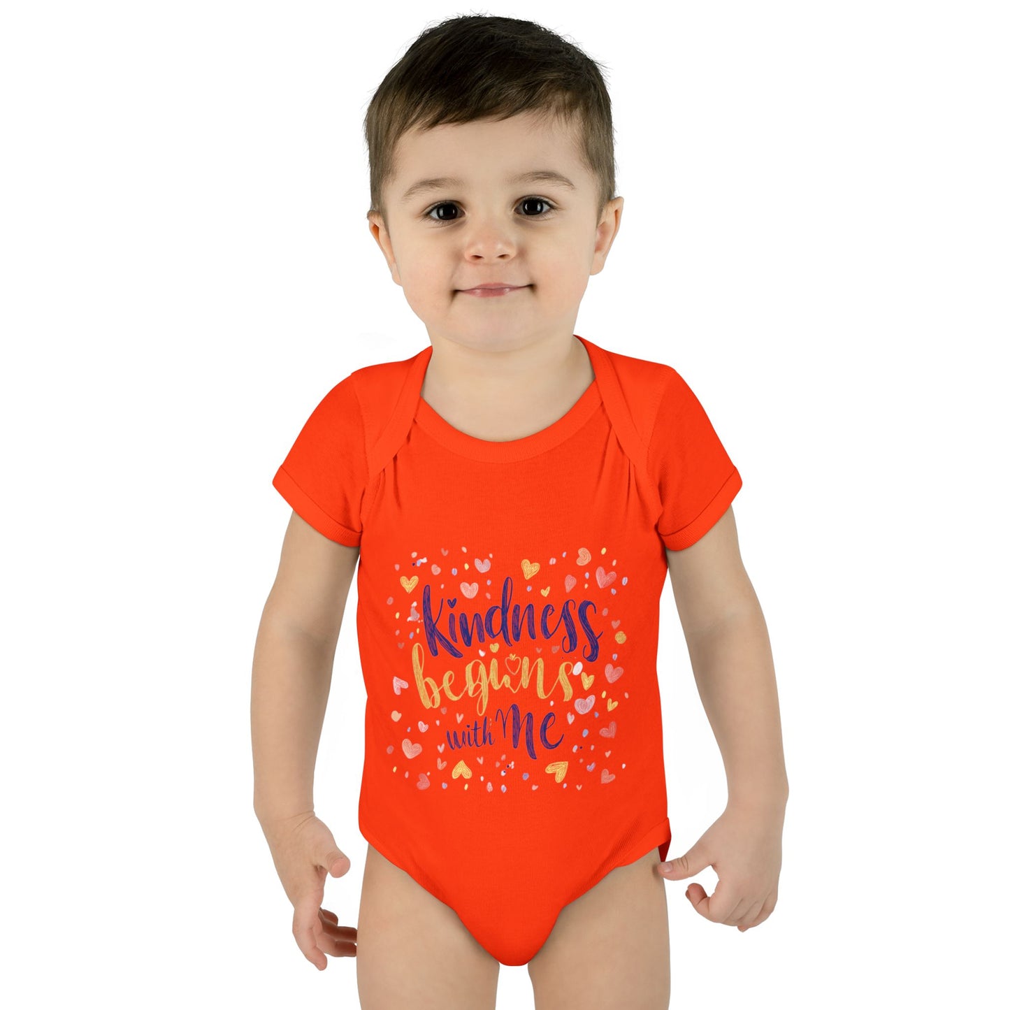 Kindness Begins with Me Infant Bodysuit - Cute Baby Outfit for Newborns