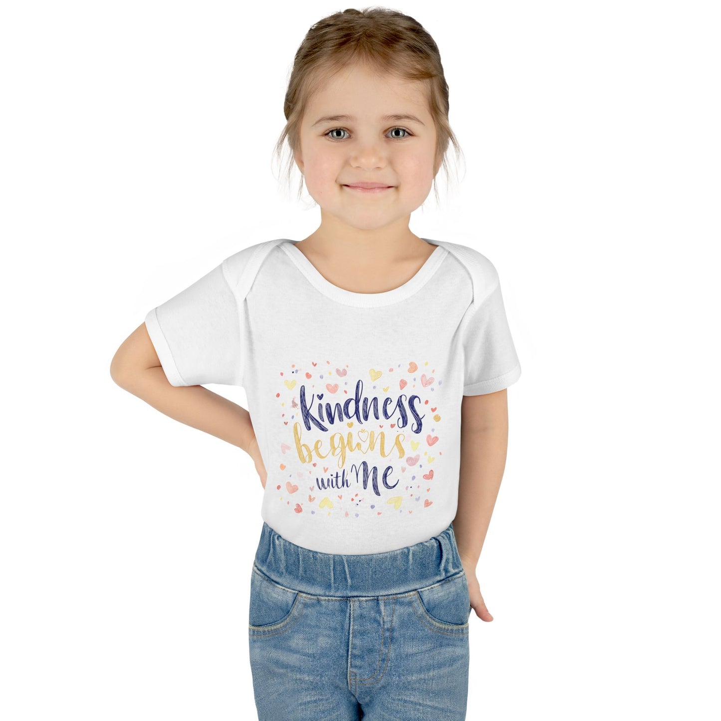 Kindness Begins with Me Infant Bodysuit - Cute Baby Outfit for Newborns