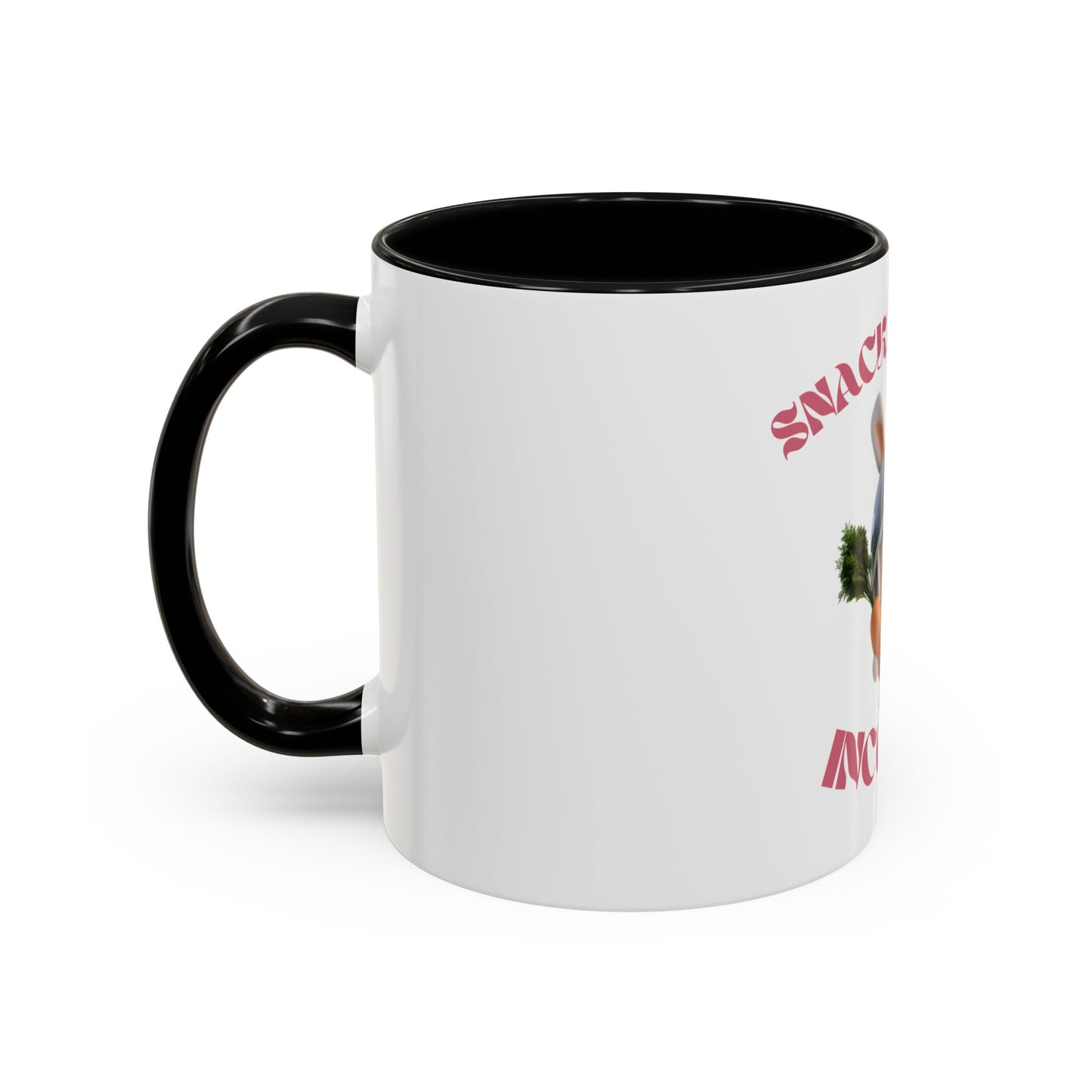 Snack Attack Incoming Coffee Mug - Fun Rabbit Design | 11 & 15oz
