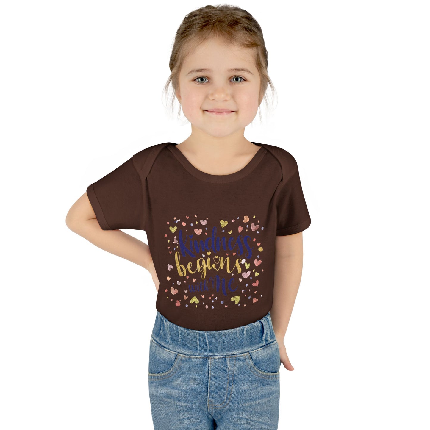 Kindness Begins with Me Infant Bodysuit - Cute Baby Outfit for Newborns