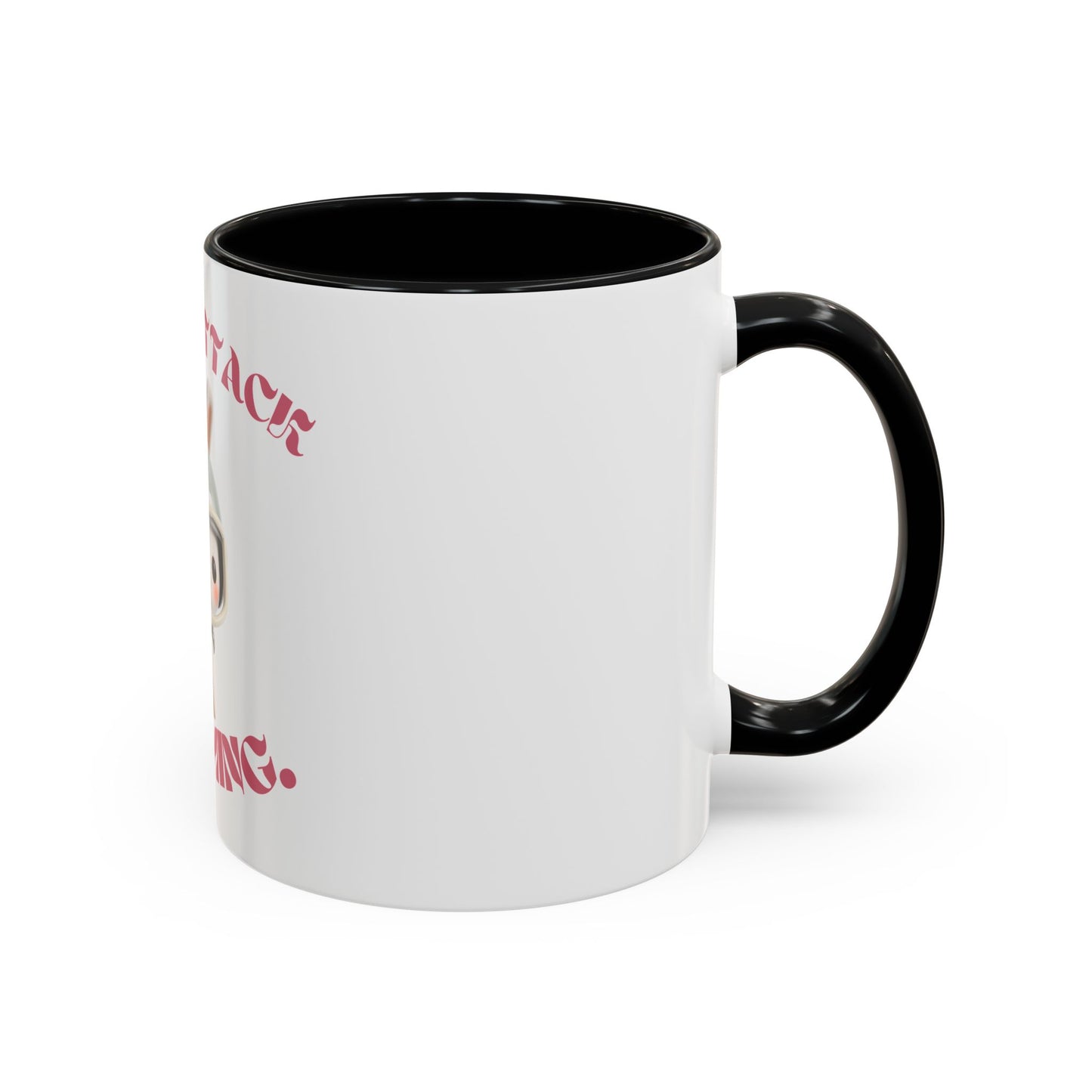 Snack Attack Incoming Coffee Mug - Fun Rabbit Design | 11 & 15oz