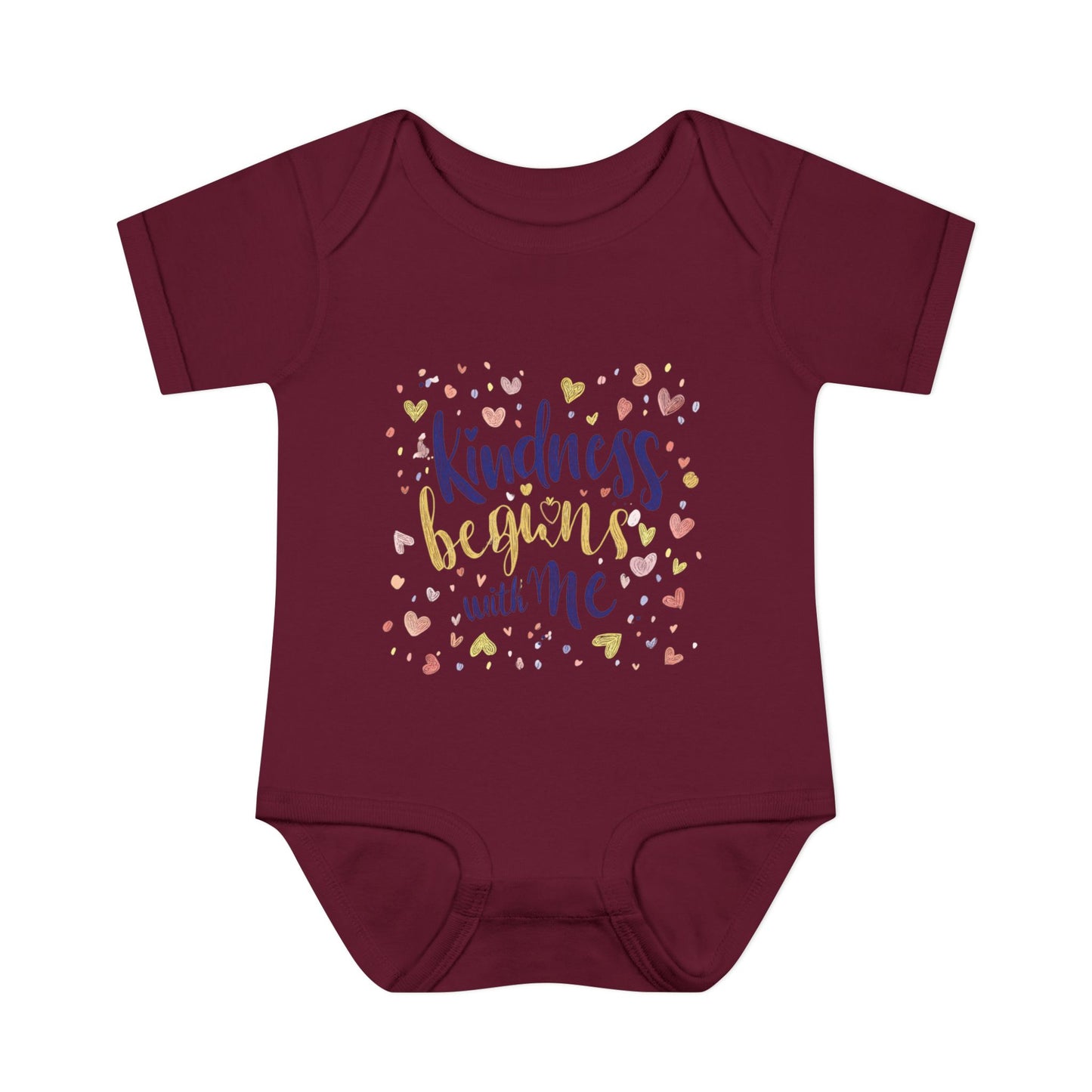 Kindness Begins with Me Infant Bodysuit - Cute Baby Outfit for Newborns