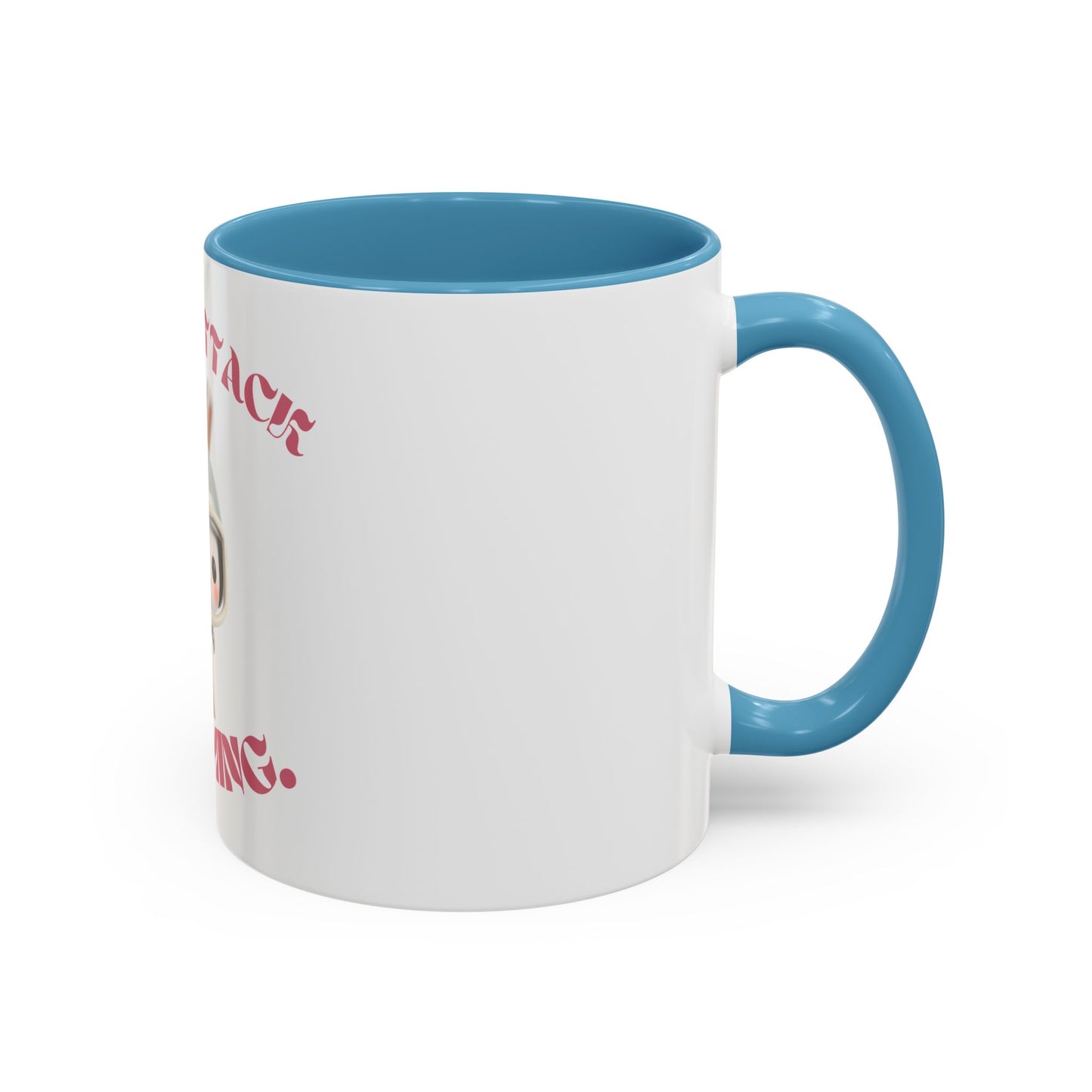 Snack Attack Incoming Coffee Mug - Fun Rabbit Design | 11 & 15oz