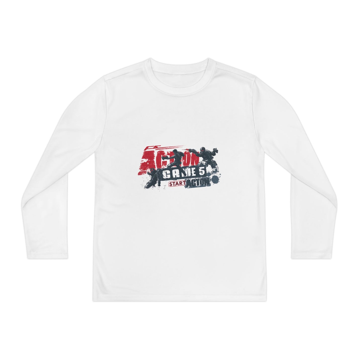 Youth Long Sleeve Tee - Grit & Games Design for Active Kids