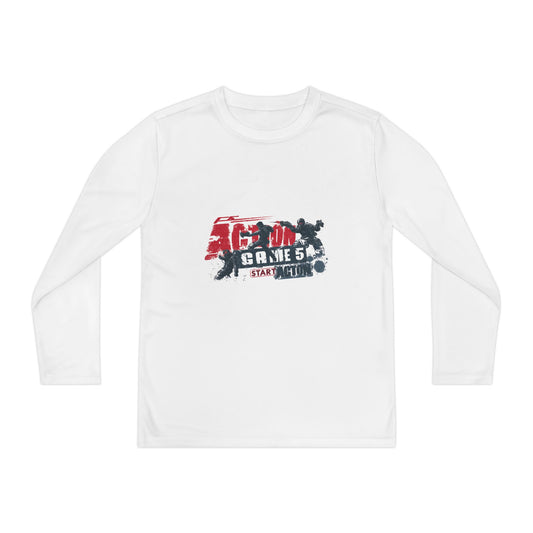 Youth Long Sleeve Tee - Grit & Games Design for Active Kids