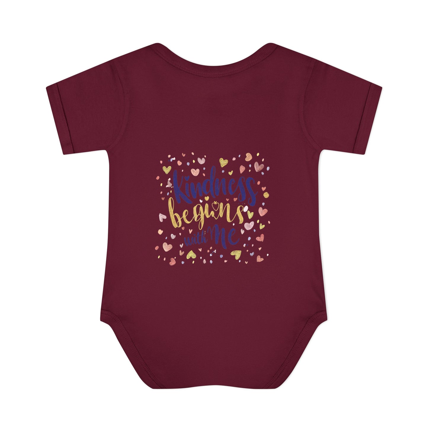 Kindness Begins with Me Infant Bodysuit - Cute Baby Outfit for Newborns