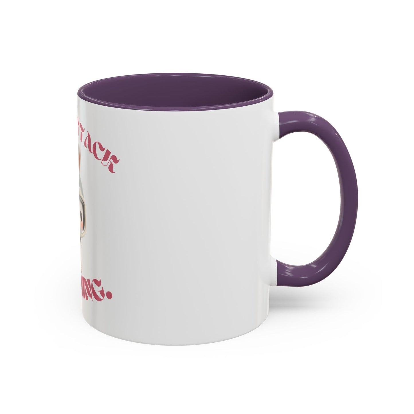Snack Attack Incoming Coffee Mug - Fun Rabbit Design | 11 & 15oz
