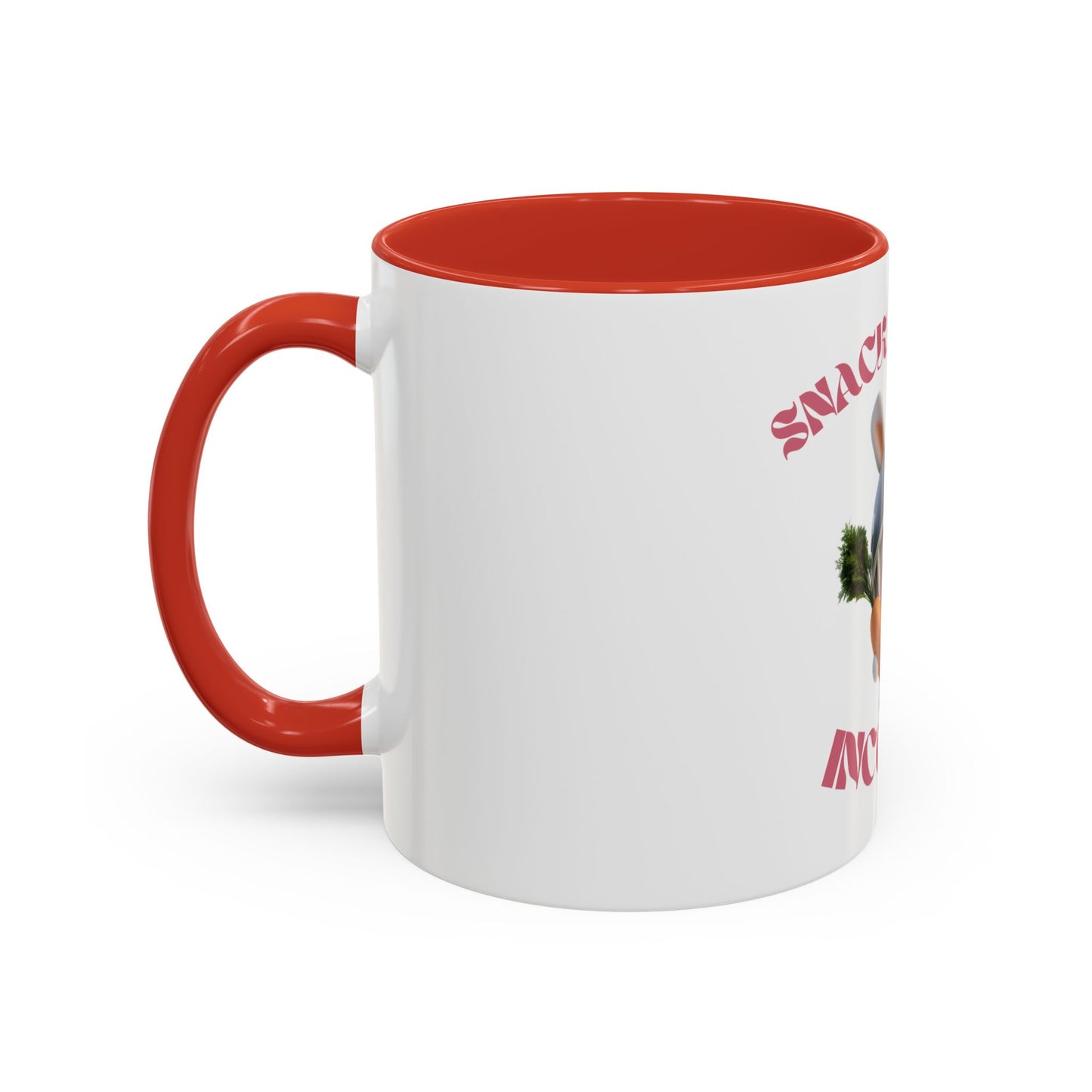 Snack Attack Incoming Coffee Mug - Fun Rabbit Design | 11 & 15oz