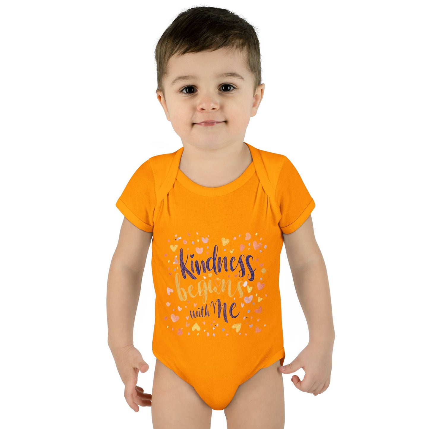 Kindness Begins with Me Infant Bodysuit - Cute Baby Outfit for Newborns